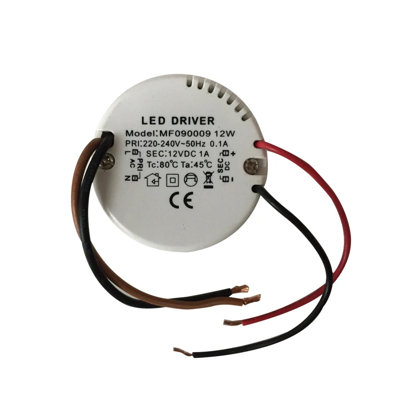 

200 pcs LED Driver 12W AC 220-240V To DC12V Constant Voltage LED Transformer CE UKCA For G4 G9 MR16 G5.3 LED Strip Light CE