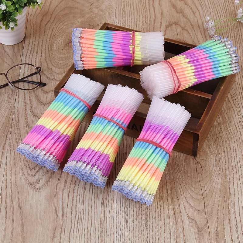 

20 piece set of children's rainbow color highlight pens, gel pens for office and school, home decorations, birthday party