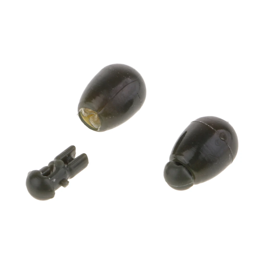 

50Pcs Plastic Quick Change Beads Fishing Method Feeder Carp Fishing Beads Fishing Power Supplies Equipment Fishing Tools