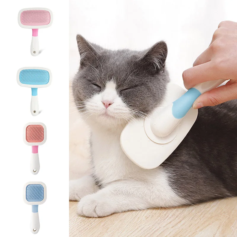 

New Household Pet Products 360Â° Rotatable Pet Comb Single Layer Round Head Pet Comb Cat Comb J8A5559