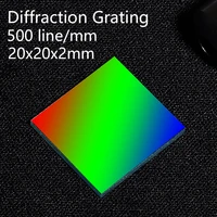 holographic diffraction grating 500 lines 1mm glass engraving teaching demonstration optical instrument spectroscopic analysis