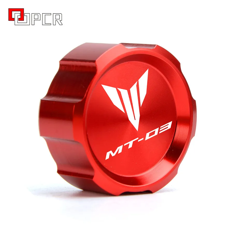 High Quality with logo MT-03 Black&ampBlue CNC Fluid Cylinder Master Reservoir Cover For Yamaha MT03 ABS MT 03 2015-2021 2020 | Автомобили