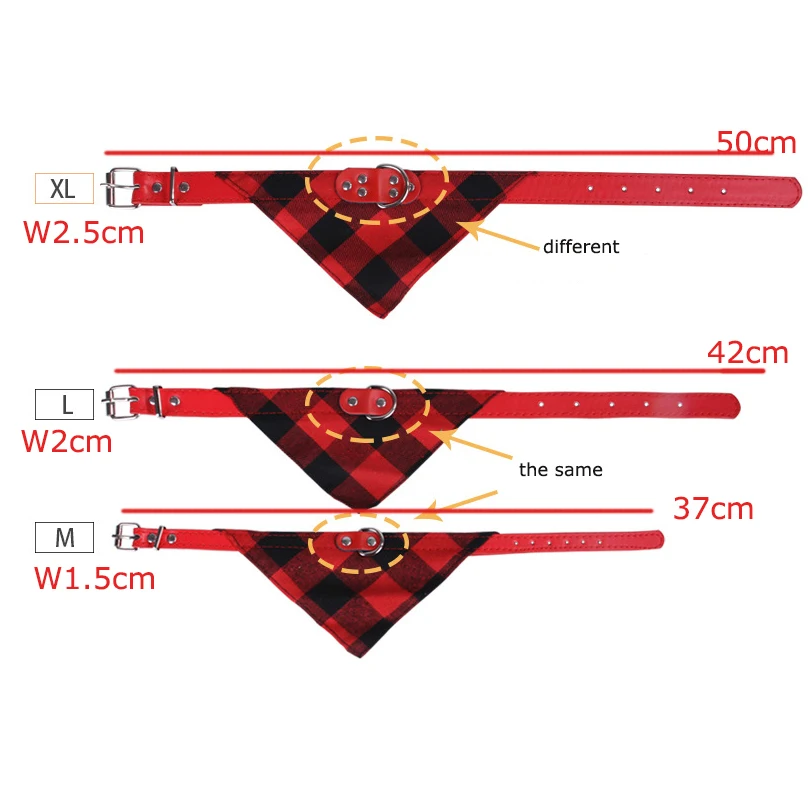 Сетчатая хлопковая кожаная бандана для больших собак регулируемый моющийся