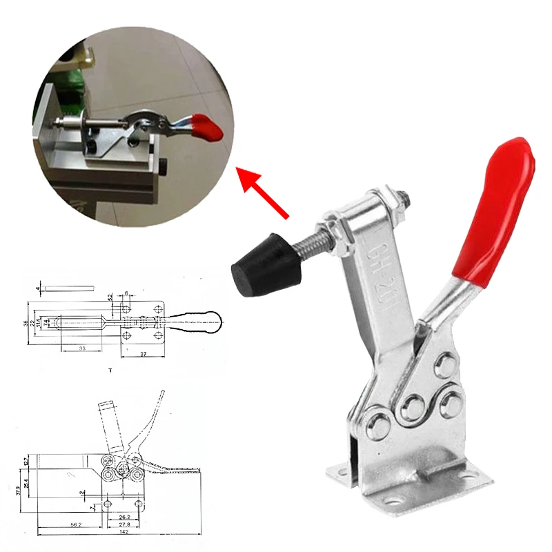 Тогл зажим Быстрый инструмент Push Pull Workholding аксессуары для дома профессиональное столярное приспособление металлические ручные инструменты