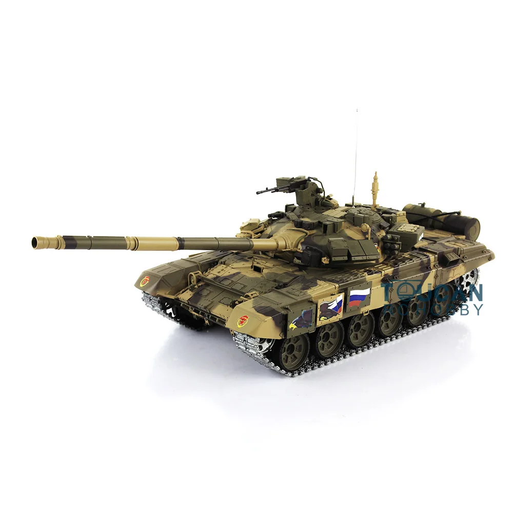 Heng Long RC Tank 1/16 7 0 настроить FPV Россия T90 3938 360 ° револьверный металлический трек |