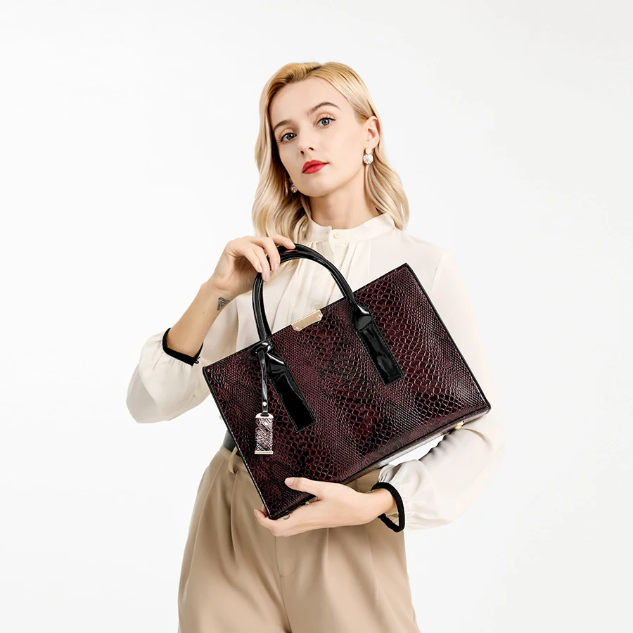 

3 Layers Ladies Luxury Women's Handbags Designer High Quality Crossbody Bags for Women 2021 Casual Serpentine Shoulder Bag