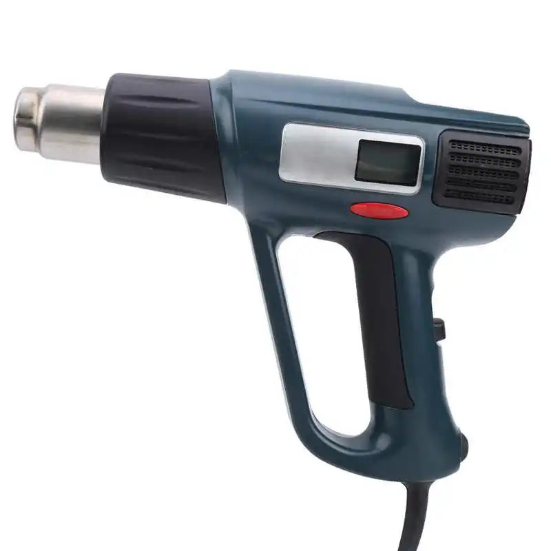 

Hot Air Gun Blower LCD Digital Display 2000W 220V Adjustable Temp for Welding Softening Paint New