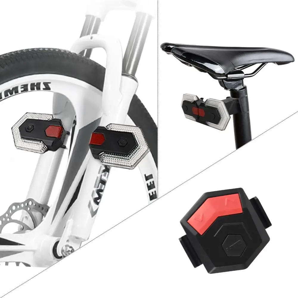 4 единицы сигнал поворота для велосипеда задний фонарь с умным беспроводным