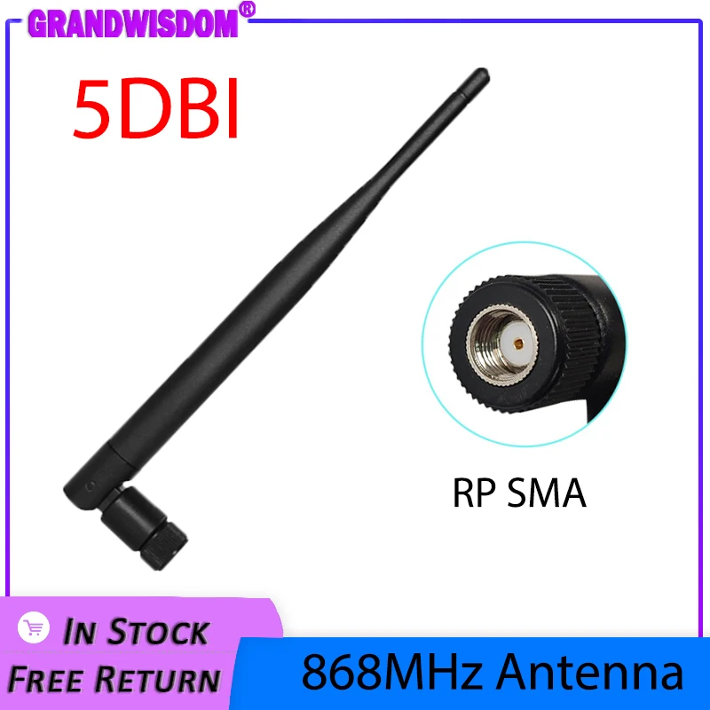 868MHz 915MHz lora Antenna 5dbi RP-SMA Connector GSM 915 MHz 868 IOT antena outdoor signal repeater antenne waterproof Lorawan | Мобильные