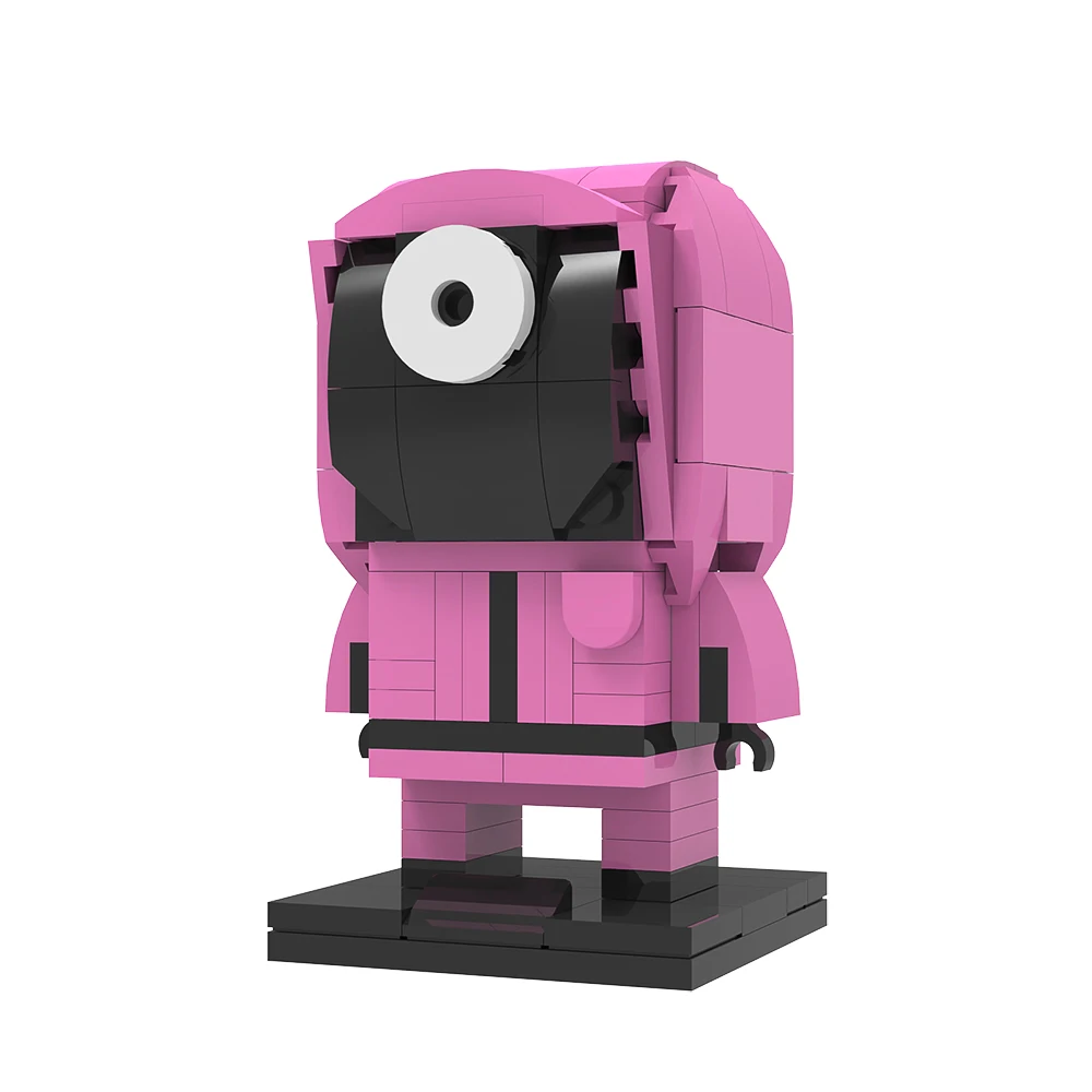 

Игра «кальмар», строительные блоки Brickheadz, классические модели кирпичей из фильма, строительные игрушки для детей, рождественский подарок