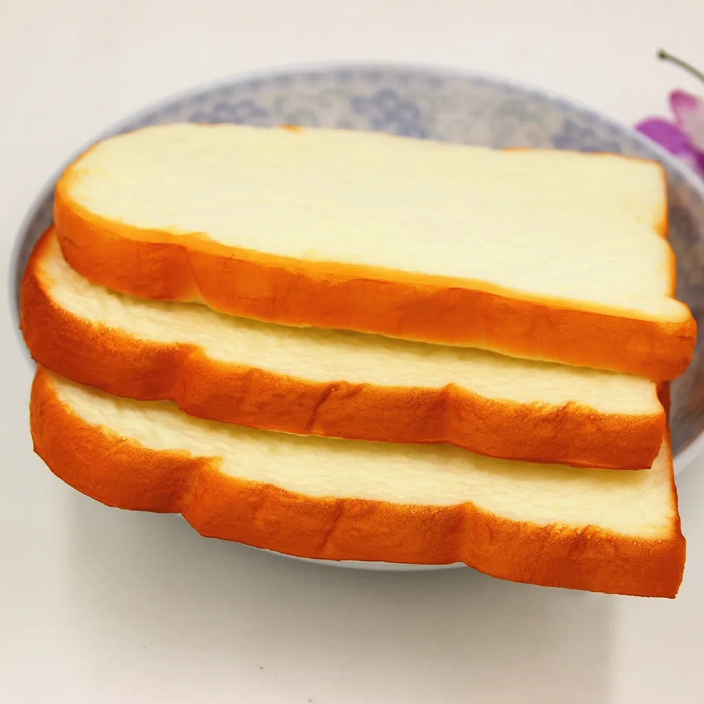 

4Pcs New Color Printing Poop Simulated Food Model Children's Decompression Vent Toys Fidget Toys Model Of Toast On Toast Gifts