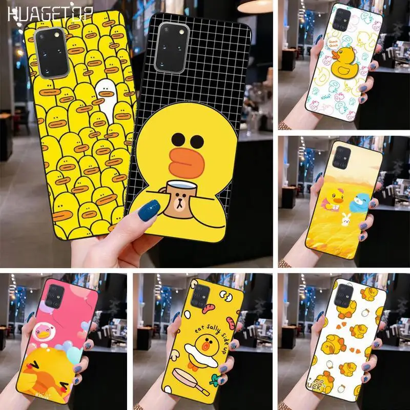 HUAGETOP милые желтые утки животные красочные мягкие телефонные чехлы для Samsung S20 plus