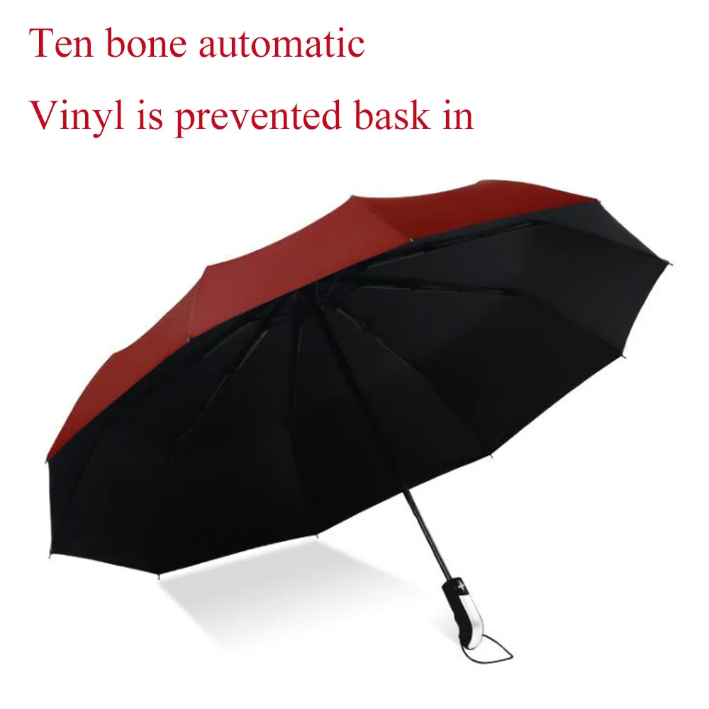 10K ветростойкий складной автоматический зонт от дождя для женщин авто Роскошные