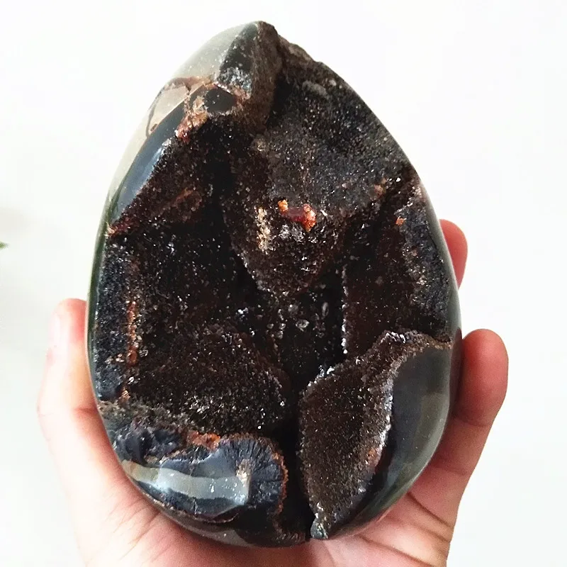 1 шт. натуральный септарский камень геодные Хрустальные Яйца идеальные кристаллы