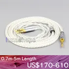 Кабель для наушников LN007039 из чистого серебристого, золотистого, палладиевого сплава, для аудиодизайна Pandora, Hope vi, Denon AH-D7200, D5200, AH-D9200