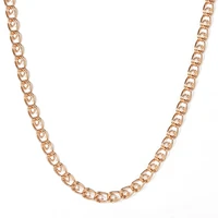 3mm 5mm wide snake link necklace for womens girls 585 rose gold color carve twisted chain 50cm60cm new trend jewelry cn41