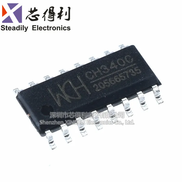 10 шт./лот 340-c | Оригинальный чип преобразователя Ch340c USB Sop-16