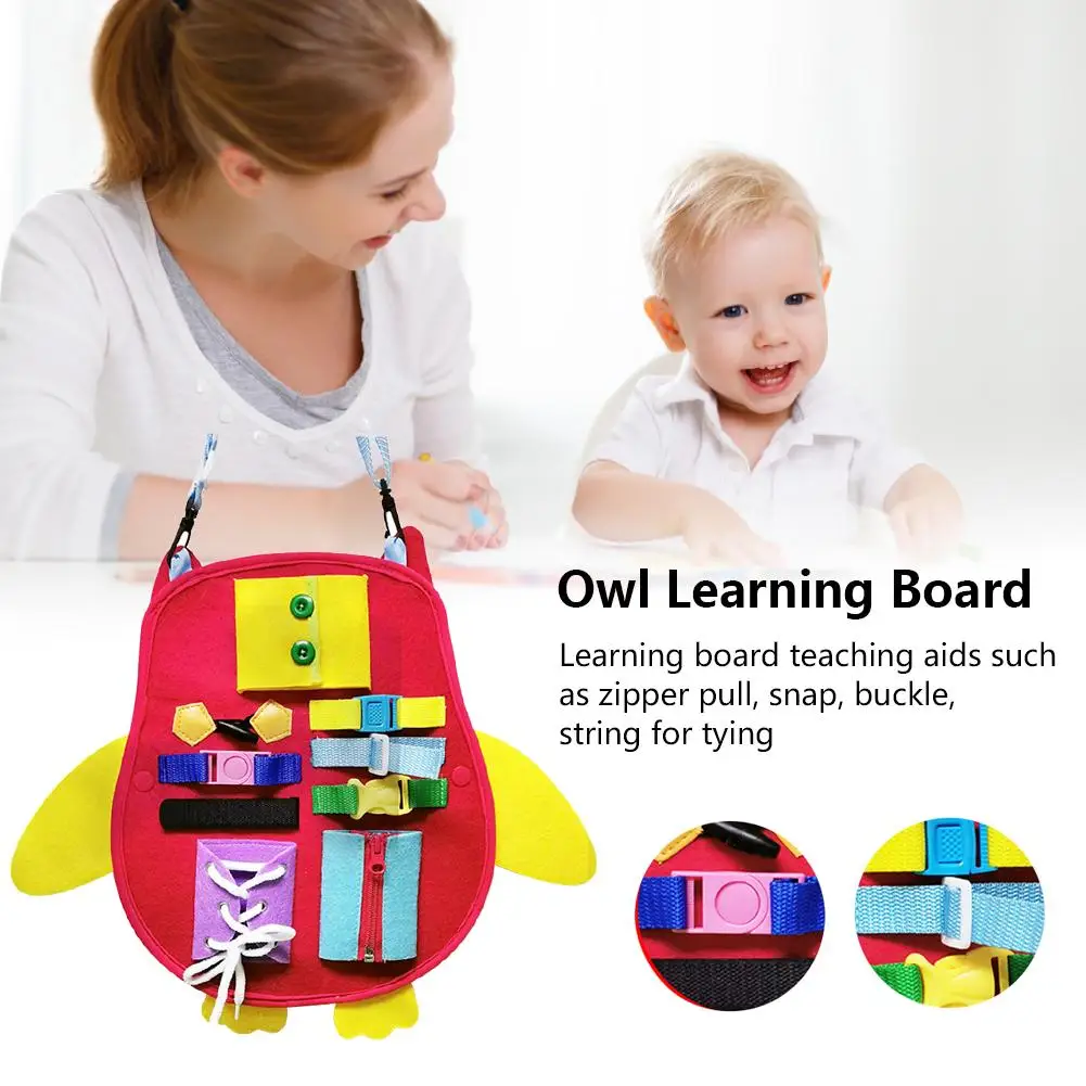 Детские Игрушки для раннего образования базовые жизненные навыки форма совы