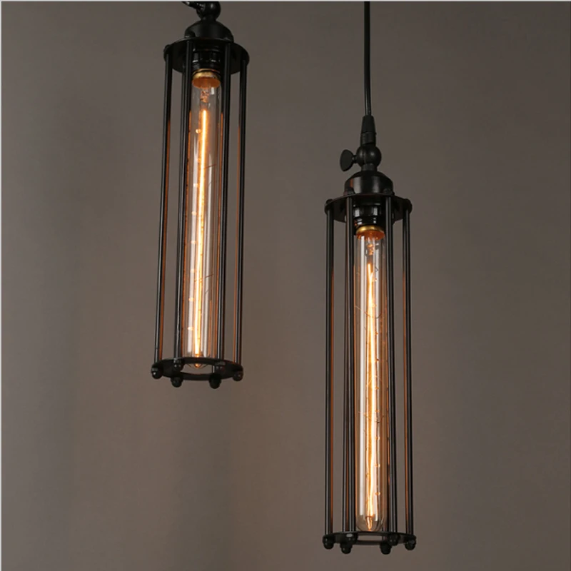 Винтажный Ретро подвесной светильник в стиле кантри стимпанк индастриал