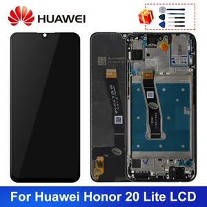 6 21 for huawei honor 20 lite lcd display touch screen for huawei honor 20i display global version hry lx1t replacement parts free global shipping
