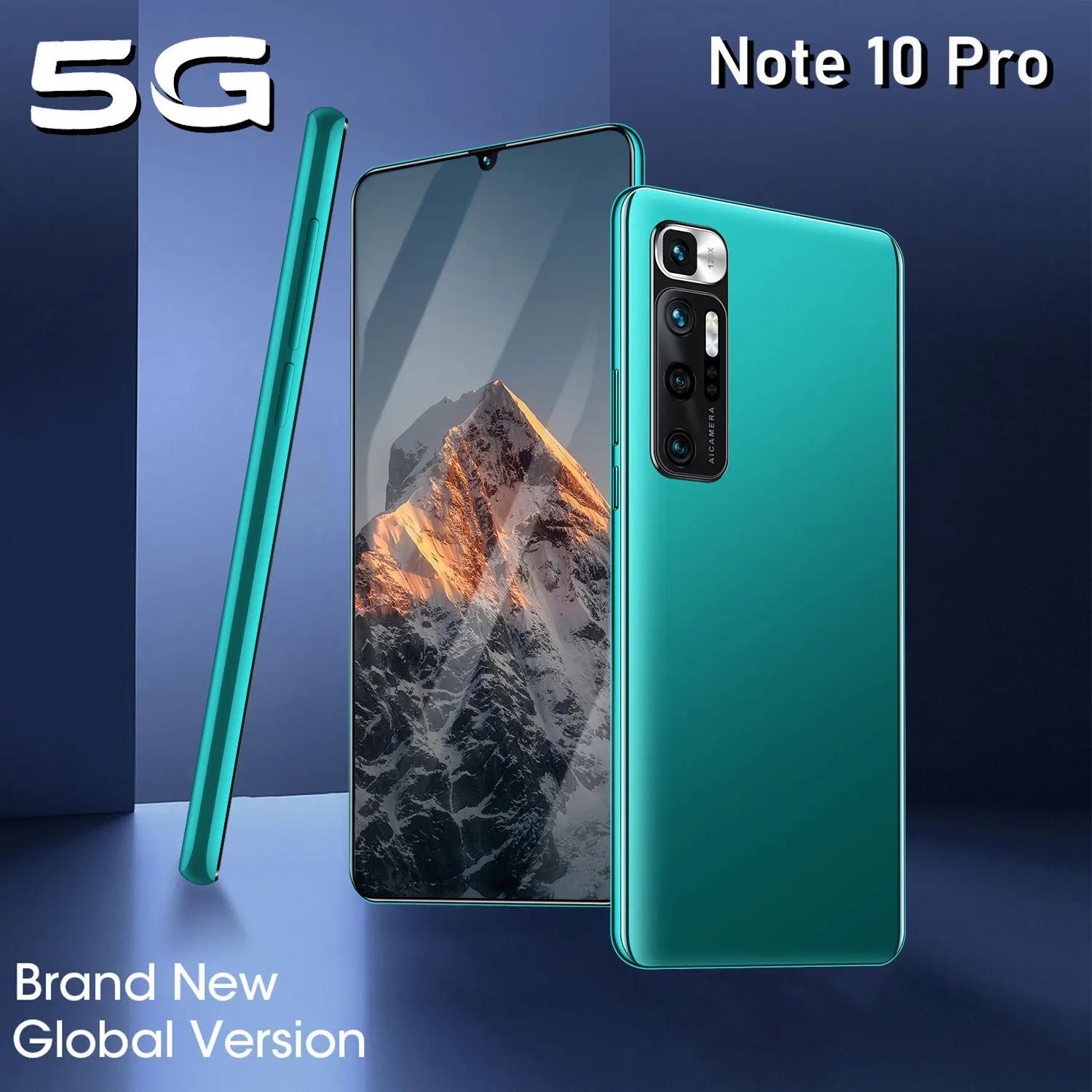 

Original Note 10 Pro 12GB+512GB smartphoens 6.26inch android cellphones 5000mAh mobile phones celular Unlocked 5G Smart Phone