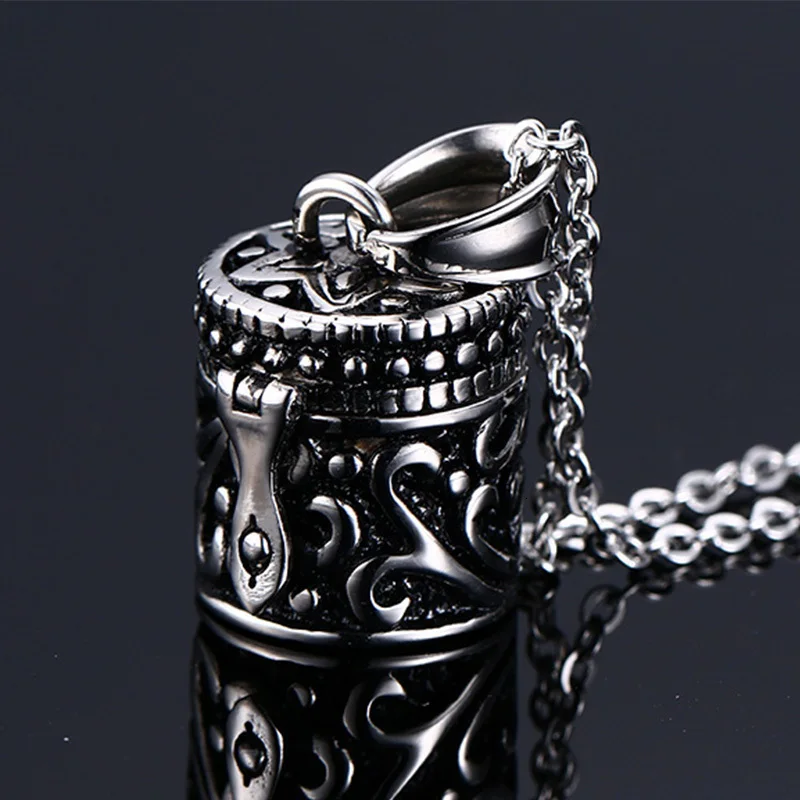 Vnox Кремация пепельный держатель урн кулон для женщин мужчин ожерелье из