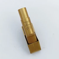 high quality professional tenor soprano alto saxophone metal mouthpiece gold plating sax mouth pieces accessories size 5 6 7 8