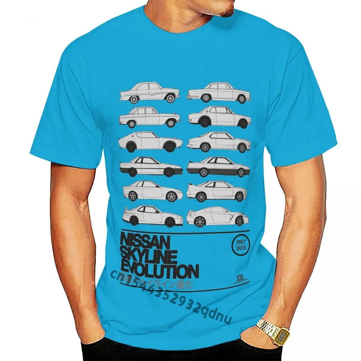 

Casual Plus Size T-shirts Hip Hop Style Tops Tee S-6xl Men Skyline Evolution T-shirt