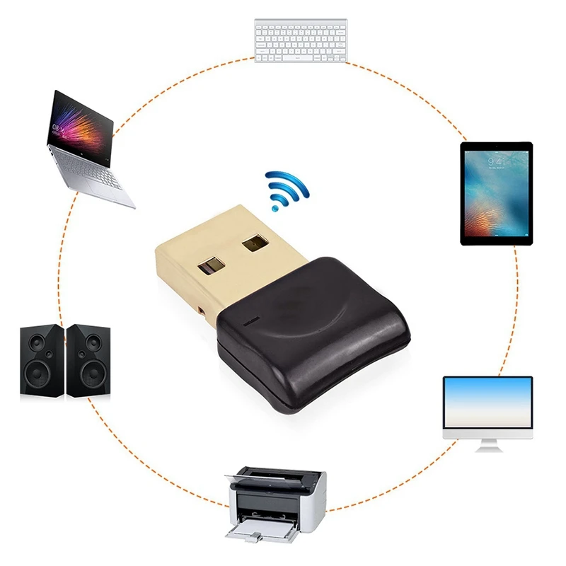 

USB Bluetooth V5.0 Adapter Dongle for PS4 Computer PC Mouse Aux Audio Bluetooth 5.0 for Speaker Music Receiver