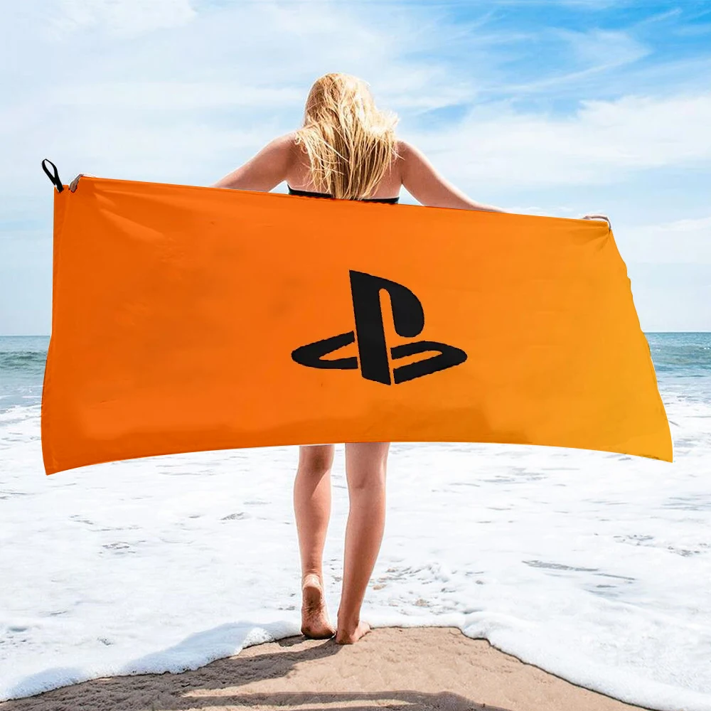 Банное полотенце PlayStation Games пляжное женская шелковая длинная юбка с принтом
