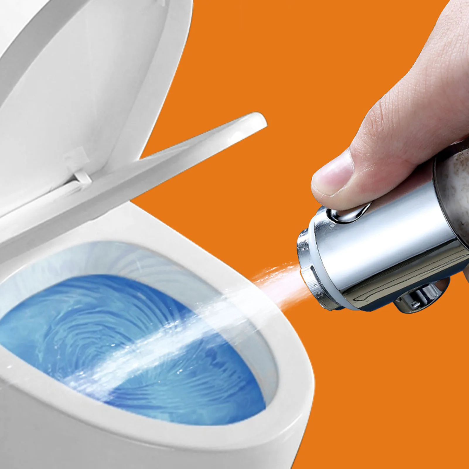 

Hand-held Shower Head 3-settings High Pressure Showerhead