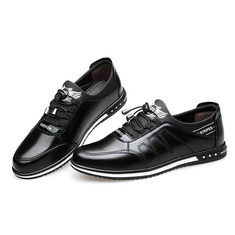 Мужские туфли-оксфорды Большие размеры 38-48 Качественная обувь из натуральной