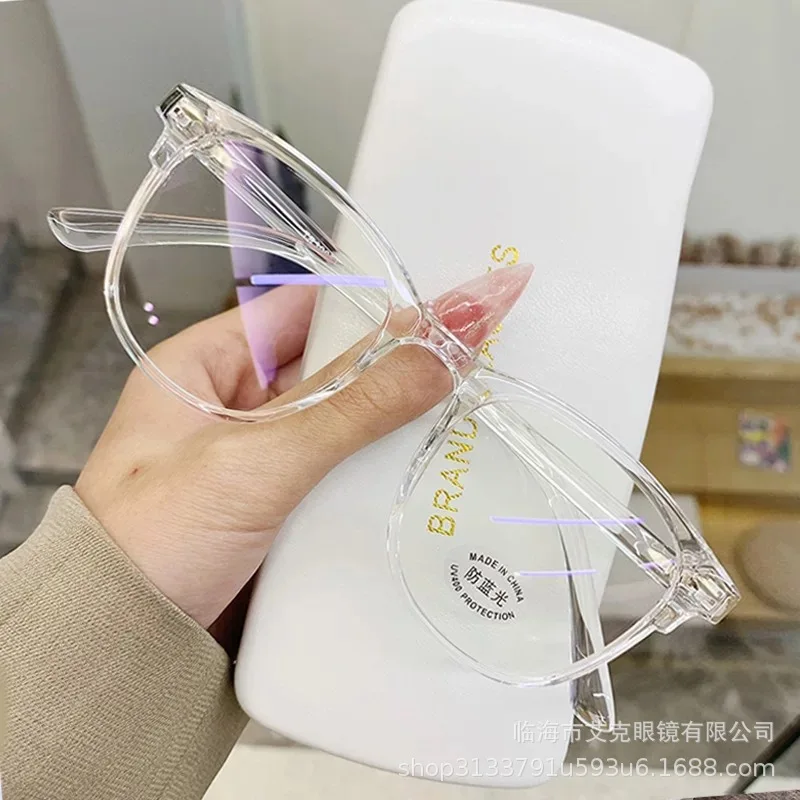 

Optical Eye Glasses Frames for Women Men Ultralight Eyeglasses Frame Female Male Transparent Black