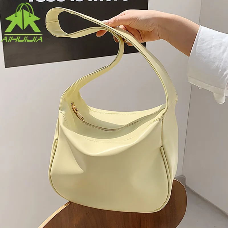 

Luxurious Pillow Shape Shoulder Bags Designer Pu Leather High Capacity Women Bag 2021 Fashion New High Quality Female Handbag