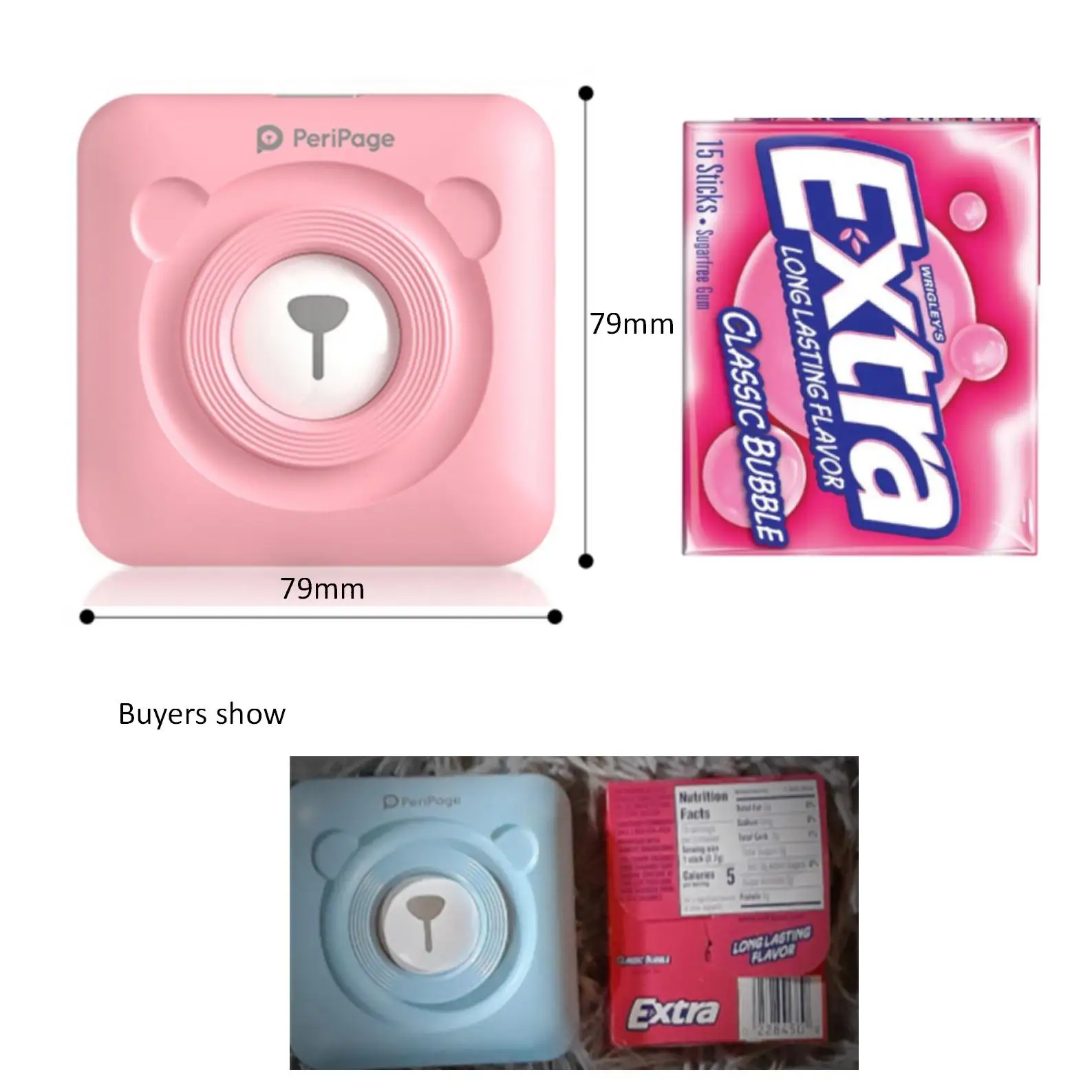 PeriPage 304 DPI карманный мини-принтер с Bluetooth для фотографий беспроводной переносной