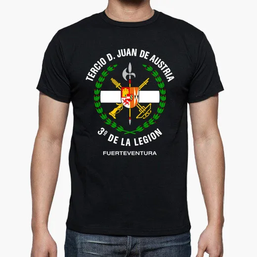 

"Tercio Juan De Austria 3 De La Legion" Spanish Foreign Legion T-Shirt. Summer Cotton O-Neck Short Sleeve Mens T Shirt New S-3XL