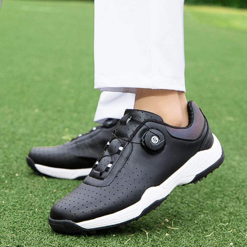 Men's and Women's Golf Shoes, Men's Comfortable Golf Sneakers, Men's Jogging Shoes, Grass Non-slip Training Golf Shoes, Men