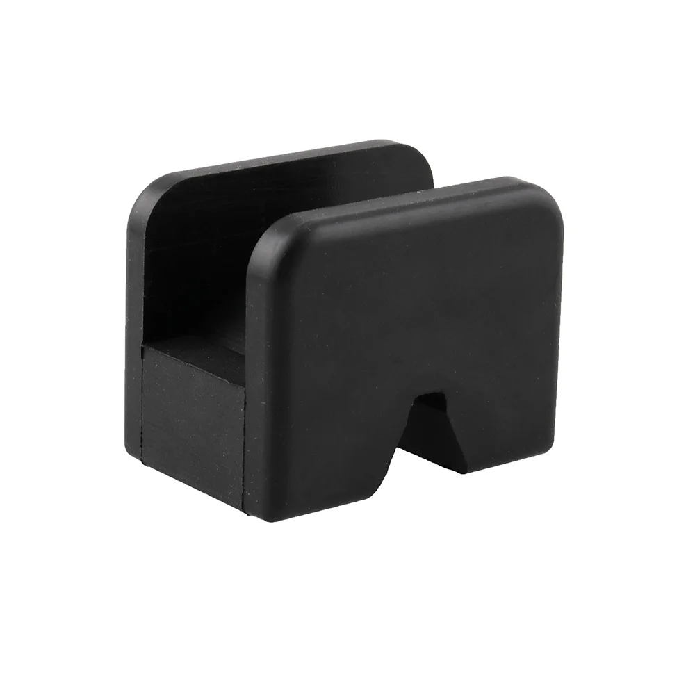 2 шт. черная оправа с прорезями квадратная защита пола адаптер противоскользящие
