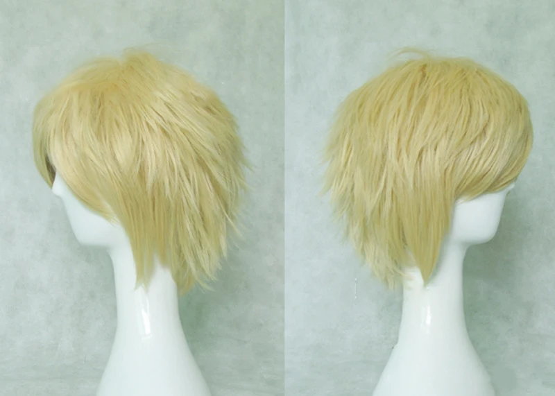 HAIRJOY синтетические волосы парики Косплей парик короткий слоистый серый синий зеленый блондин розовый 9 цветов