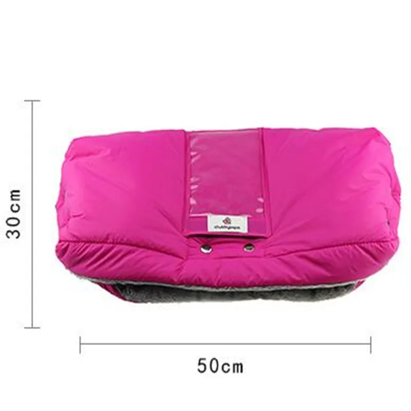 Перчатки коляска с мобильного телефона карман зимние ветрозащитные ручка