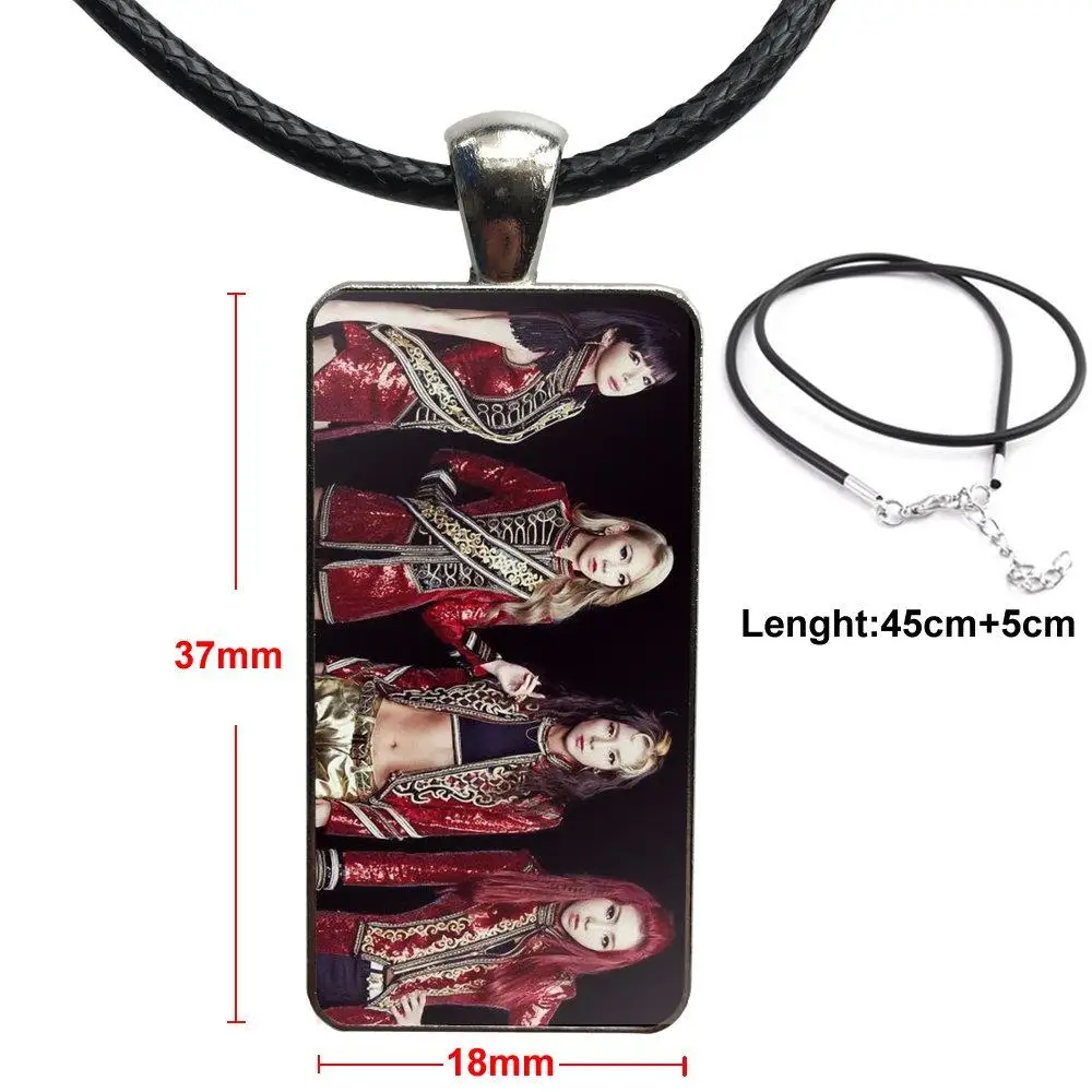 Модные Винтажные стеклянные Женские Подвески 2ne1 для женщин ручной работы -