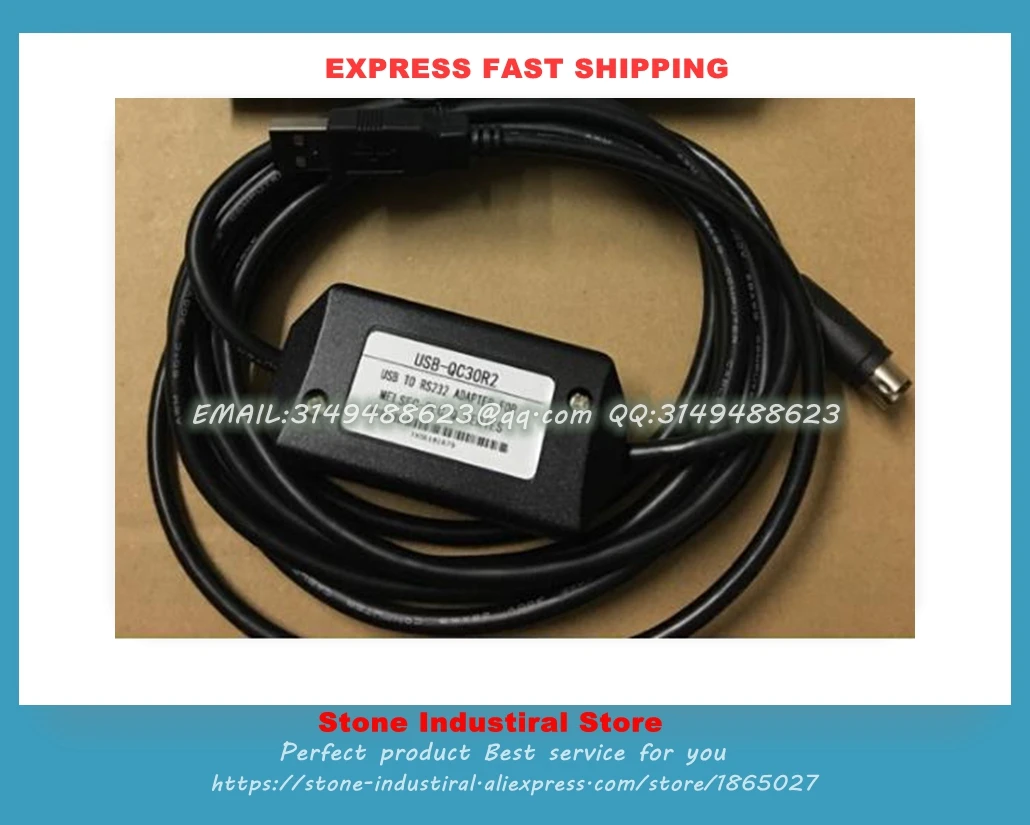 USB-QC30R2 используется для Q00CPU Q01CPU Q02CPU Q02HCPU Q04HCPU Q06 CP2102 Chip Win 2000/XP