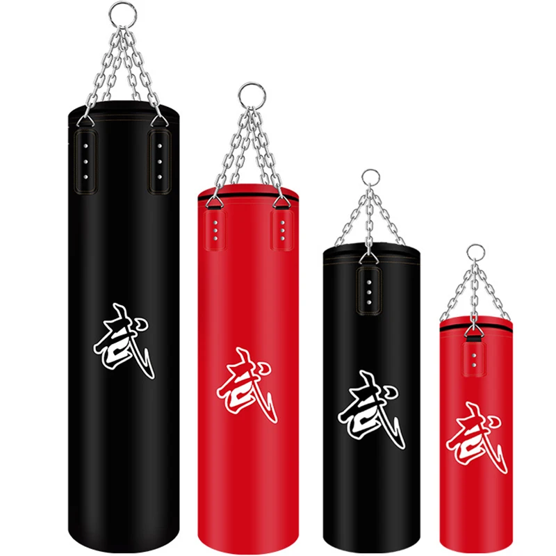 Груша боксерская пустая для кикбоксинга тяжелая тренировочная сумка из