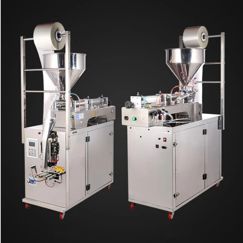 

Vertical paste liquid packaging machine for olive oil chili sauce shampoo emulsion food packaging machine