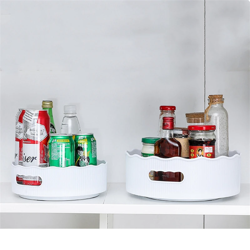 Hot Creative Storage Boxes Flower Shape Solid Color ABS Multifunctional Rotating Seasoning Box Cosmetic kitchen Supplies new | Дом и сад