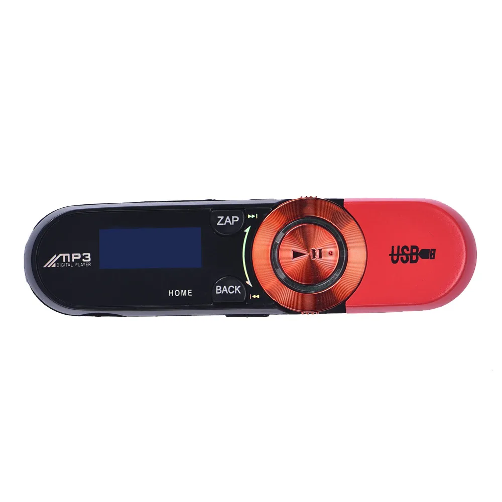 Красный USB Mp3 модуль музыкальный Плеер ЖК-экран 16 Гб флэш TF карта FM радио Hifi Плеер Walkman Портативный Аудио воспроизводитель Musica Плеер - Цвет: Красный