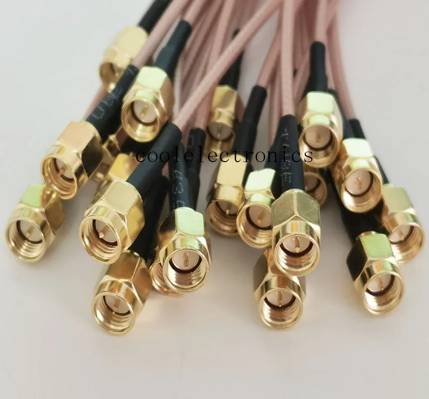 20 шт. Удлинительный Кабель адаптер со штекером SMA на Гнездо F RG316 30 см|jack jack|jack to