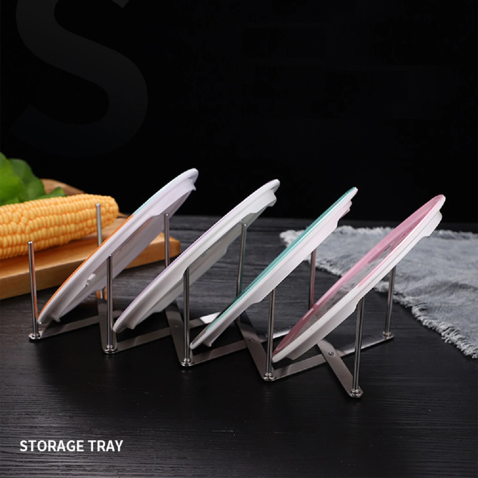 Многофункциональный Кухня стеллажей с крышкой стеллаж Органайзер стенд