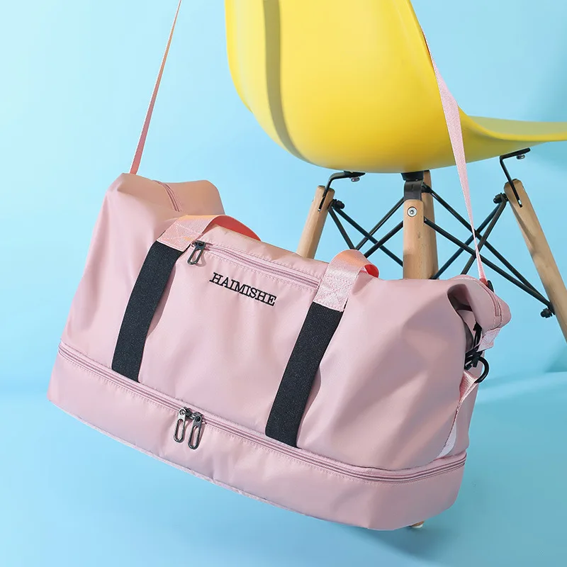 구매 남자와 여자의 메신저 스포츠 체육관 가방 짐 가방 휴대용 대용량 레저 여행 가방 핸드백