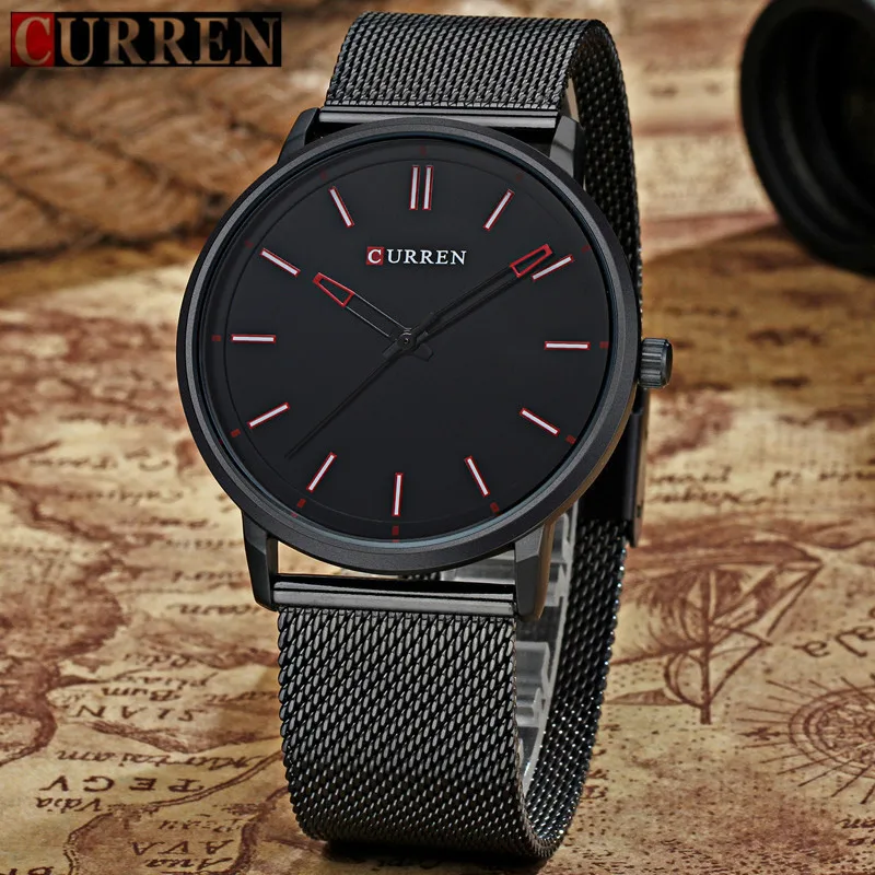 

CURREN Mens Watches Top Brand Luxury Stopwatch Sport Waterproof Quartz Watch Man Fashion Business Clock Relogio Masculino